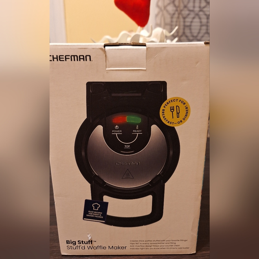Chefman Sandwich Maker with Indicator Lights
